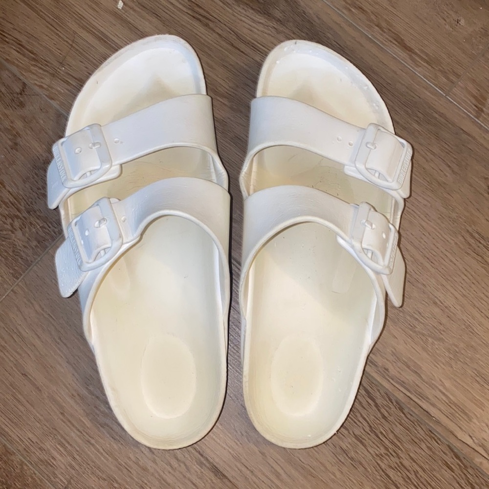 White Rubber Birks